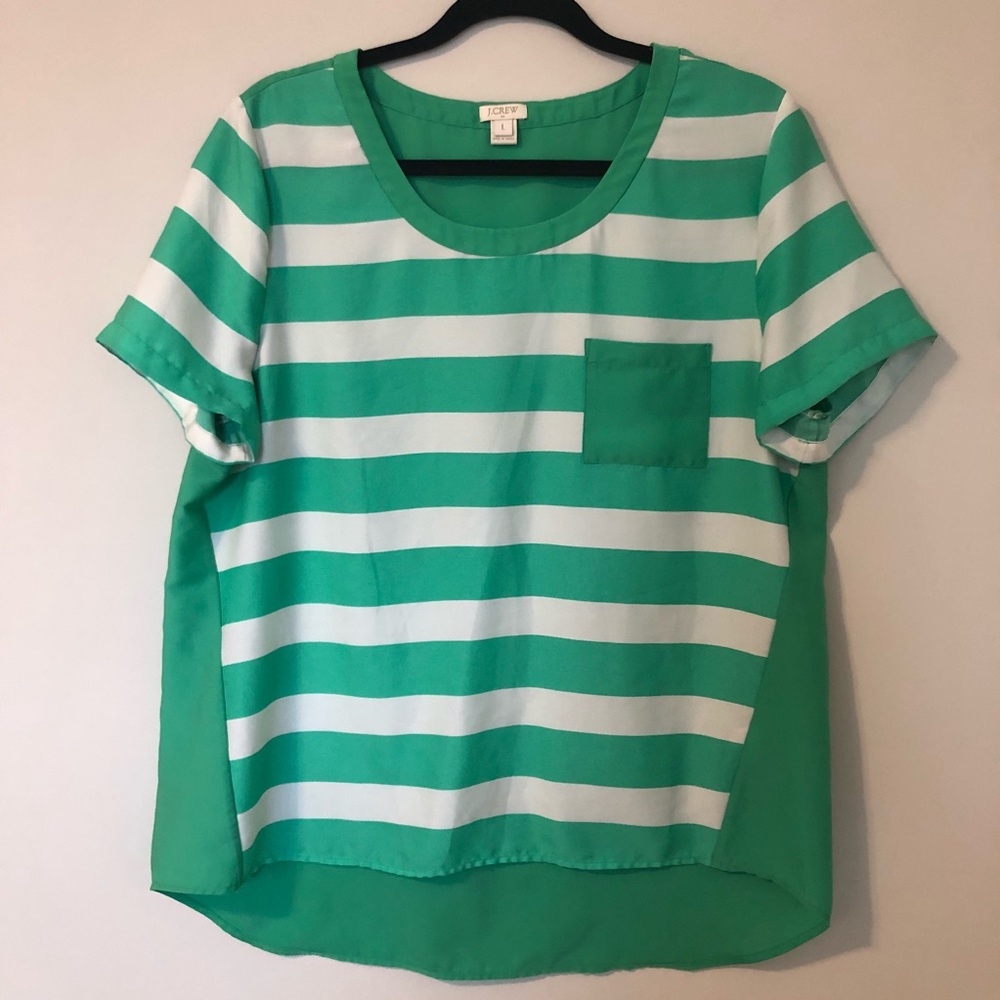 High-Low Pocket Blouse